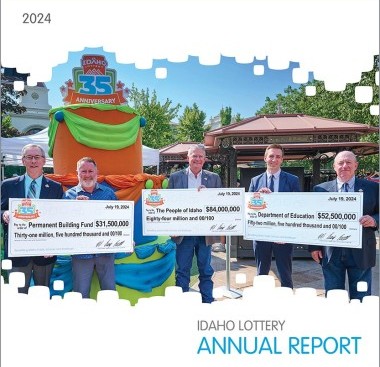 2023 Idaho Lottery Annual Report Cover